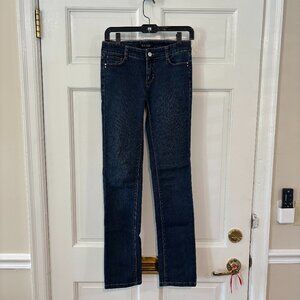 White House Black Market Blanc Straight Leg Jeans, Size 00R, Mid Rise, Like New!